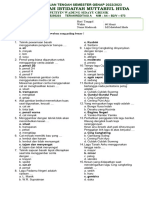 Soal PTS SBDP Kelas 5