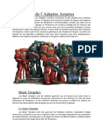 Deathwatch 2.0 - Chapitre de L'adeptus Astartes