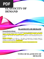 Elasticity of Demand