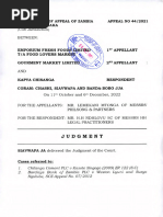 Emporium Fresh Foods LTD (TA Food Lovers Market) V Gourment Market LTD (Appeal 44 of 2021) 2022 ZMCA 101 (6 December 2022)