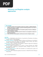 Munday Chapter 6 Discourse and Register Analysis