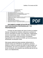 Carta de Los Funcionarios Del Centro Auxiliar Castillos