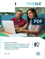 Programa de Fortalecimiento de Capa-Cidades Académicas Y Pedagógicas de Docentes Contratados de Educación Superior Tecnológica