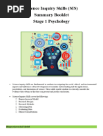 Sis Revision Summary - Stage 1 Psychology