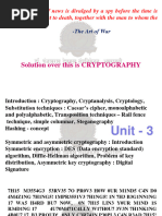 Cryptography