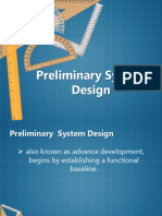 Preliminary System Design