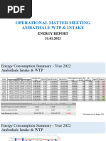 Operational Matter Meeting 01 - 2023 Energy Report