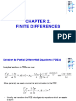 Week 3 PE546 Chapter 2 Finite Difference