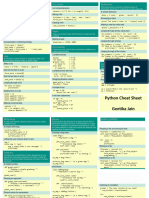 Python Cheatsheet Geetika