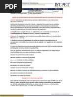 Análisis de Las Infracciones y Sanciones Administrativas