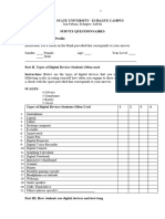 Research Instrument Sample