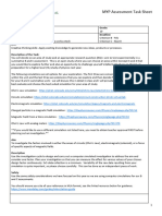 Physics Criterion B and C Task Sheet Unit 2 Electrcity and Intro To Magentism