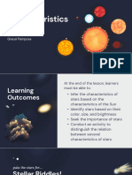 SCIENCE 9 Q3 L3 Characteristics-of-Stars-Presentation