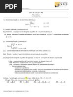 Ficha de Trabalho 8 - 12 - 1