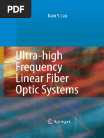 Ultra High Frequency Linear Fiber Optic Systems