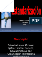 Estandarización 2020