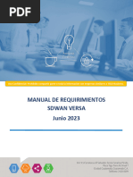 Manual de Requerimientos SDWAN Versa - Linea 1.5 - v0.2 - CONFIDENCIAL