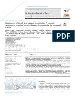 Management of Simple and Retained Hemothorax