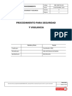 Procedimiento para Seguridad y Vigilancia