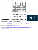 Bodleian Library MS Arab C 90