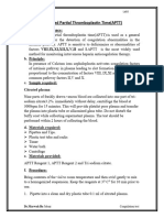 Activated Parteial Thromboplastin Time