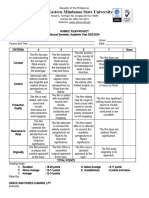 Rubric-Film Project