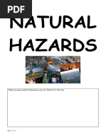 Natural Hazards Booklet