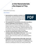 A Deep Dive Into Nanomaterials - Unraveling The Impact of Tiny Structures by Pace Ventures