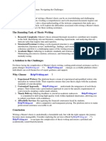 Masters Thesis Structure