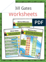 Sample Bill Gates Worksheets