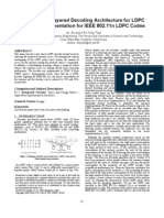 A Low Power Layered Decoding Architecture For LDPC Decoder Implementation For IEEE 802.11n LDPC Codes