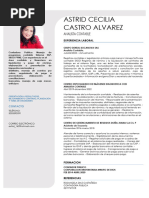 Astrid Cecilia Castro Alvarez: Analista Contable