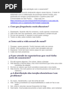 Qual É o Seu Grau de Satisfação Com o Casamento?