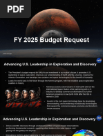 NASA Fiscal Year 2025 Budget Summary