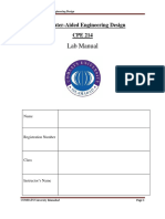 CPE 214 Computer-Aided Engineering Design