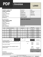 Tally Invoice Format 03