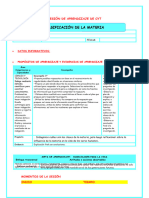 3° Ses Cyt Jue 2 Clases de La Materia 965727764 Prof Yessenia