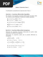 Anexo 2 - Ejercicios Tarea 1 Ecuaciones Diferenciales