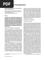 An Overview of Toxicogenomics: Curr. Issues Mol. Biol. (2002) 4: 45-56