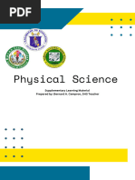 Physical Science Supplementary Learning Material 23 24