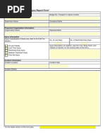 Contractor Injury Report Form