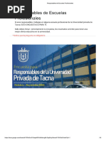 UTP - Responsables UTP - Formularios de Google