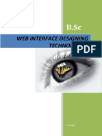 ANU UG 5th Sem B.SC Computers Web Interface Designing Technologies Material PDF (WWW - Anuupdates.org)