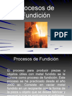 Procesos de Fundición