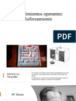 Procedimientos Operantes Reforzamiento