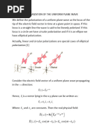 Polarization of Upw