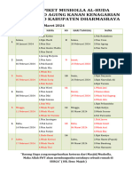 Daftar Piket Musholla Al