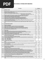 60-8001 - Check List For E-House & Topside Switchgear RFQ