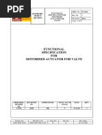 Fs 4014 Rev-1 Motorised Actuator For Valve