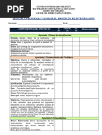 Lista de Cotejo Proyecto de Investigación Doctorado L